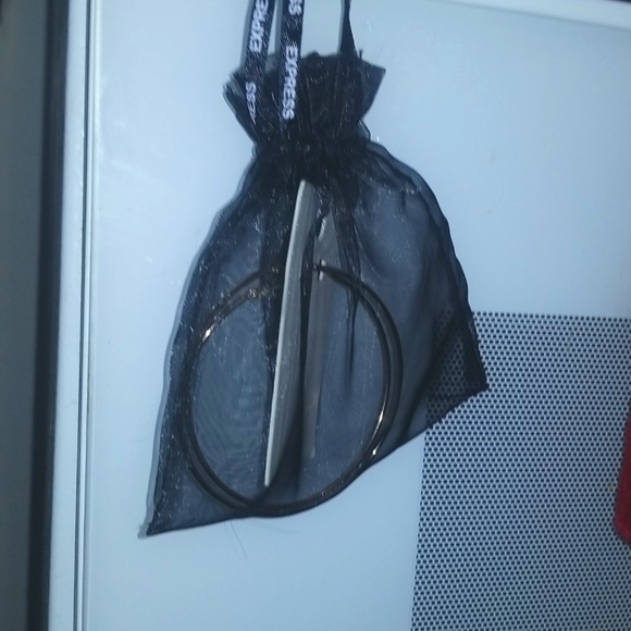 Express, Rose Gold, 3" Diameter Hoop Earrings - Picture 5 of 5